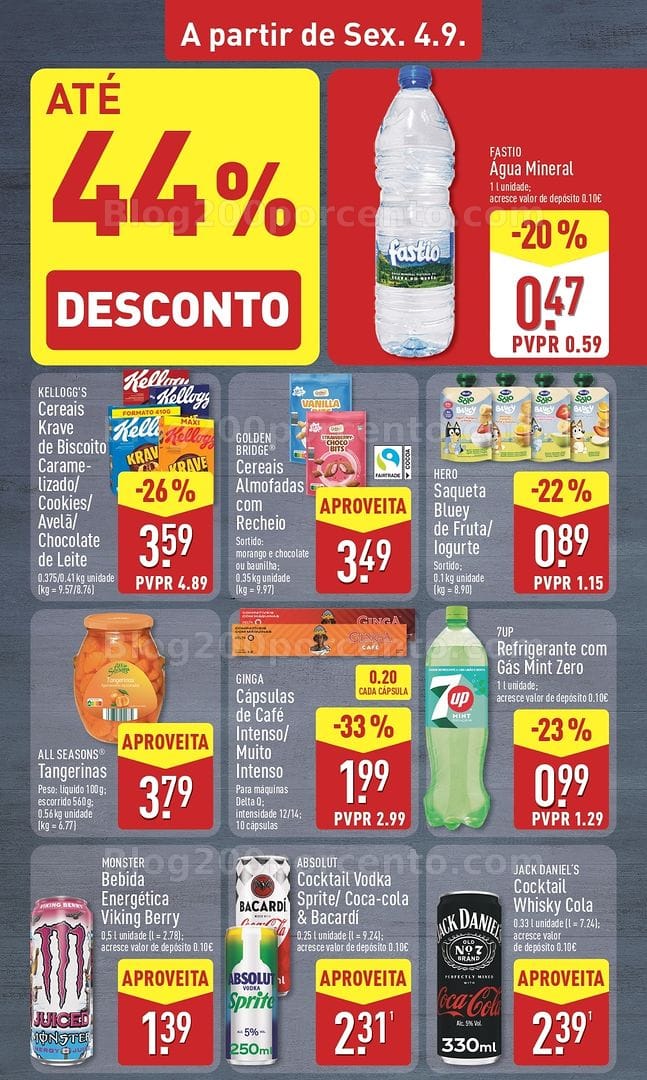 Antevisão Folheto ALDI Promoções de 31 agosto a 6 setembro